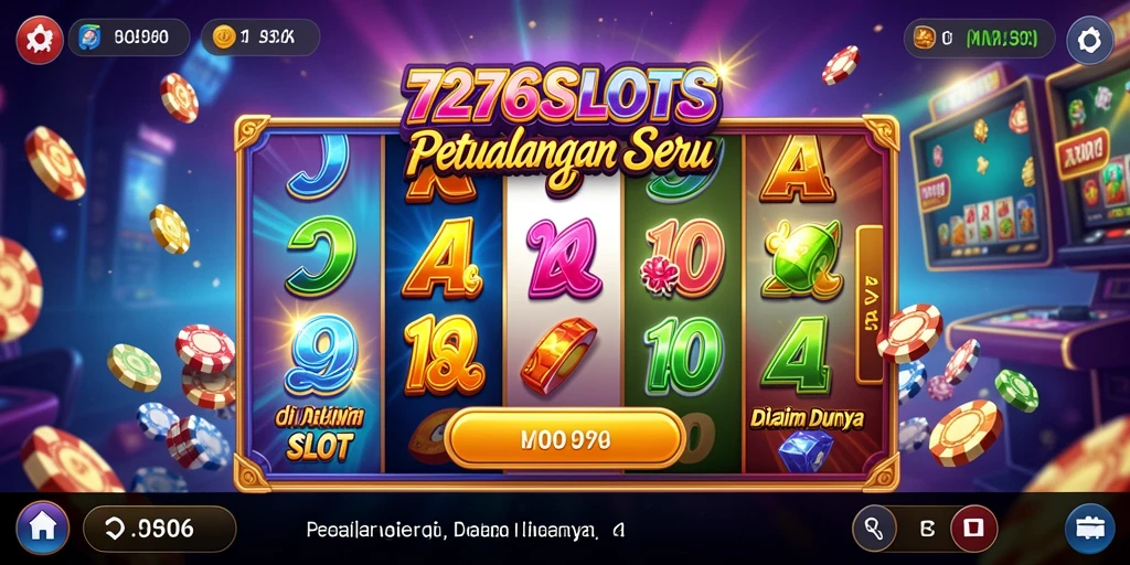 Gameplay seru dengan grafis warna-warni di 7276SLOTS.