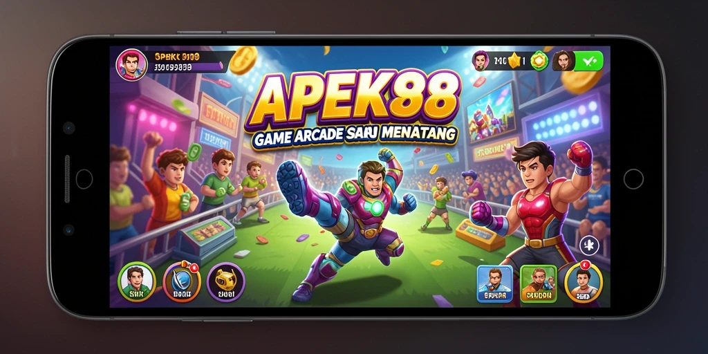 Tampilan gameplay seru dan menantang dari APEK88.