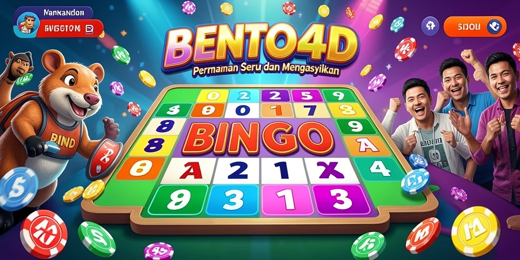 Tampilan utama BENTO4D dengan gameplay yang menarik dan interaktif.