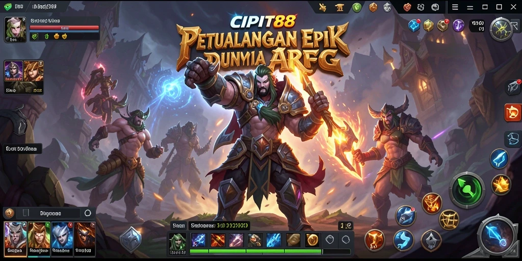Screenshot gameplay <strong>CIPIT88</strong> yang menampilkan pertarungan epik.