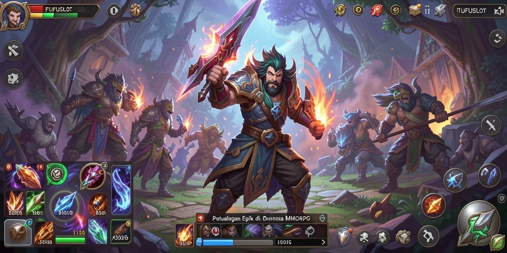 Gameplay menarik FUFUSLOT dalam dunia MMORPG yang luas dan penuh tantangan.
