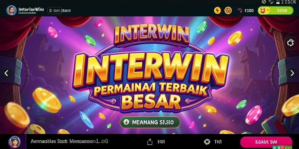 Tangkapan layar gameplay Slot INTERWIN yang menarik dan penuh warna.
