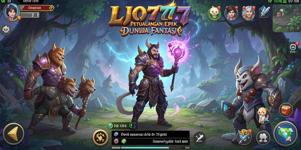 Tampilan gameplay RPG LJO777 yang menarik dan penuh aksi.