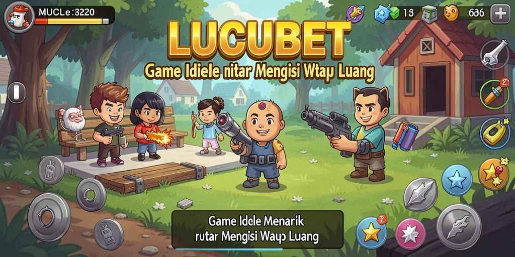 Tampilan gameplay dari LUCUBET yang menawan.