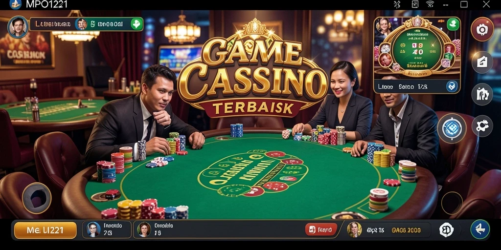 Tampilan gameplay yang mendebarkan di MPO1221 Live Casino.