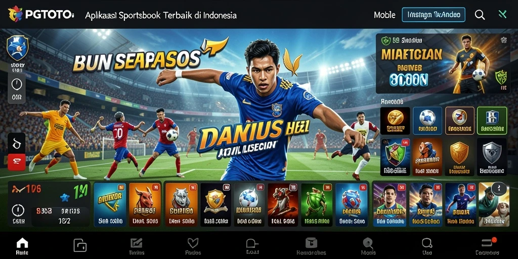 Tampilan gameplay taruhan olahraga yang seru dan menarik.