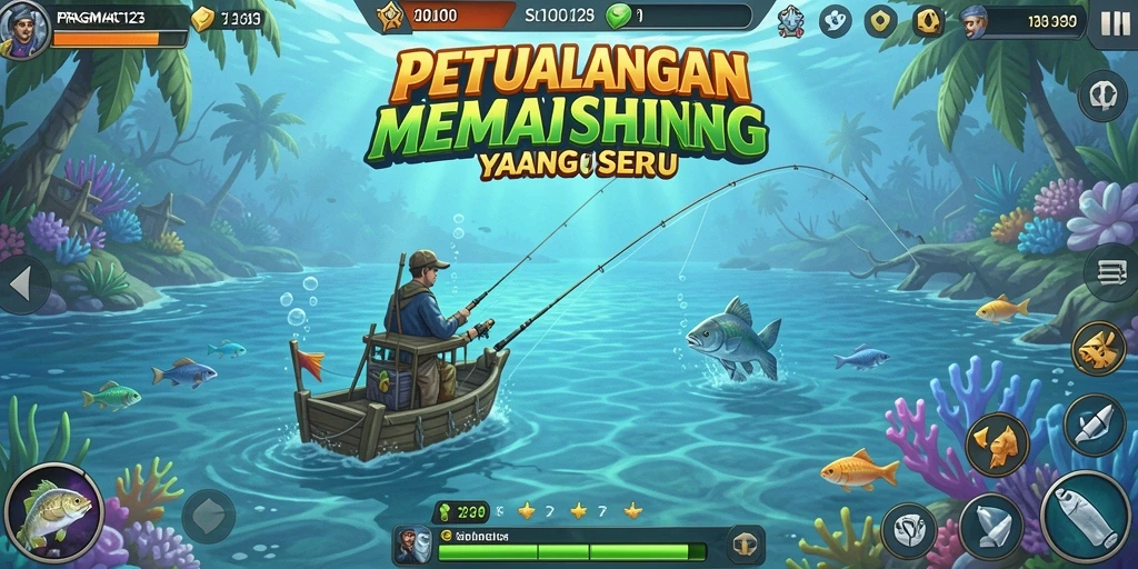 Tangkapan layar PRAGMATIC123 menampilkan pengalaman memancing yang realistis dan menarik.