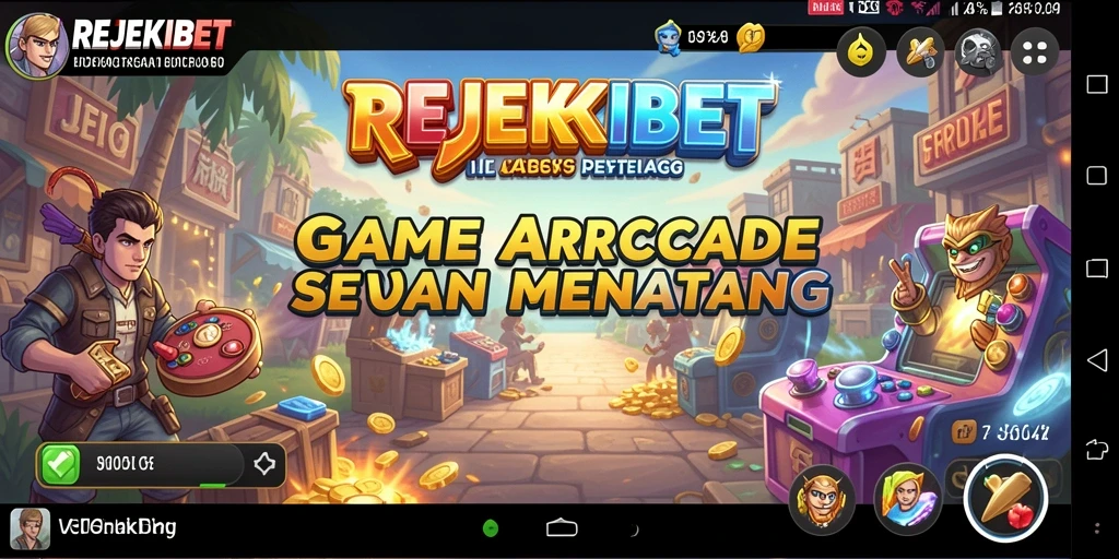 Tampilan utama gameplay REJEKIBET yang seru dan menantang.