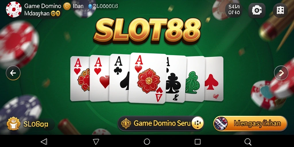 Tangkapan layar utama menunjukkan gameplay menarik dari SLOT88.