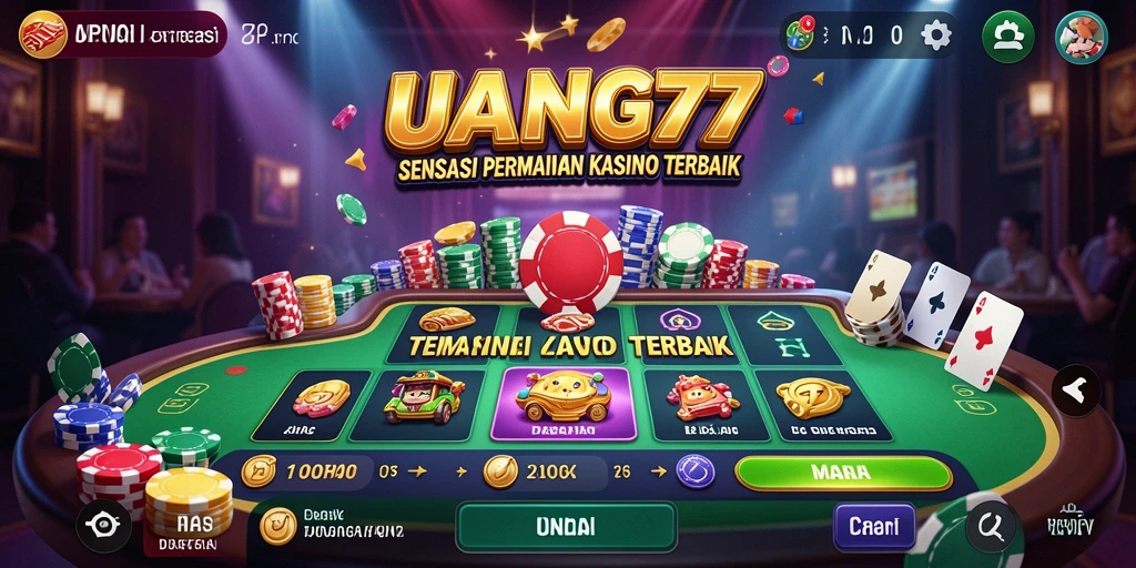 Tampilan gameplay seru dari UANG77 yang memukau.